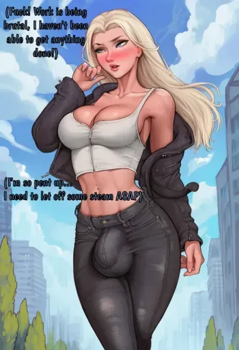 Futa x Femboy Blowing off steam manga cover