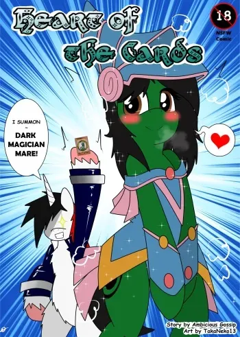 [TakaNeko13, Ambicious Gossip] Heart of the Cards (My Little Pony: Friendship is Magic, Yu-Gi-Oh!) manga cover