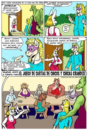 [Karno] Juego de Cartas de Chicas y Chicos Grandes [Spanish] [Red Fox Makkan] manga cover