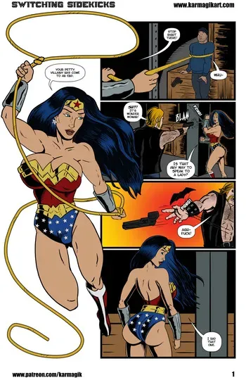 [Karmagik] Switching Sidekicks (Wonder Woman) manga cover