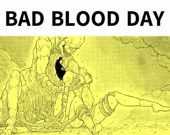 [Blue Percussion (Bourne)] BAD BLOOD DAY "Ugomeku Shokushu to Kowasareru Heroine no Karada" manga cover