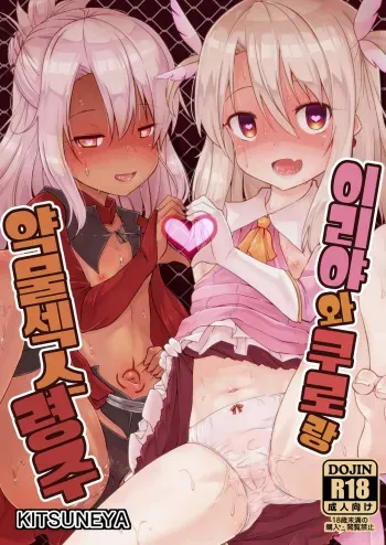 (C92) [Kitsuneya (Leafy)] Illya to Kuro to Kimehame Reiju | 이리야와 쿠로랑 약물섹스 령주 (Fate/kaleid liner Prisma Illya) [Korean] manga cover
