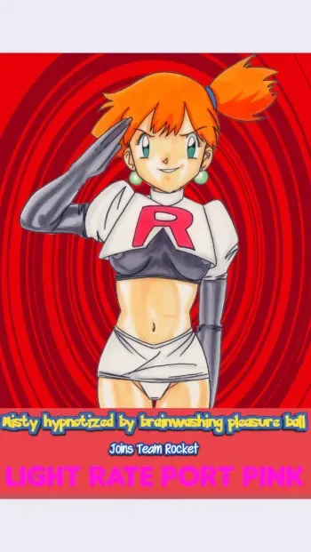 Misty hypnotized by brainwashing pleasure ball joins Team Rocket manga cover