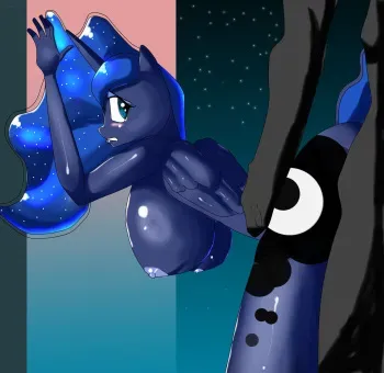 [Skyline19] A Night with Luna & A Night with Chrysalis (My Little Pony) manga cover