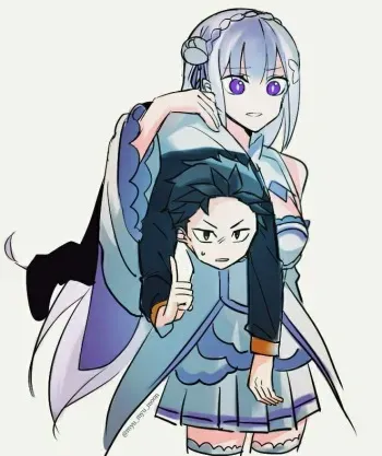 [Angel] Subaru x Emilia Ugoira (Re:Zero kara Hajimeru Isekai Seikatsu) manga cover