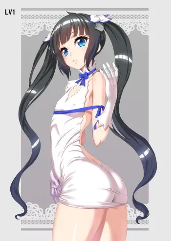 [Yamada Gogogo] Hestia-sama no LV Up o Mimamoru. + Omake (Dungeon ni Deai o Motomeru no wa Machigatteiru Darou ka) manga cover