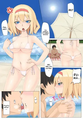 I went to the beach with Alice manga cover