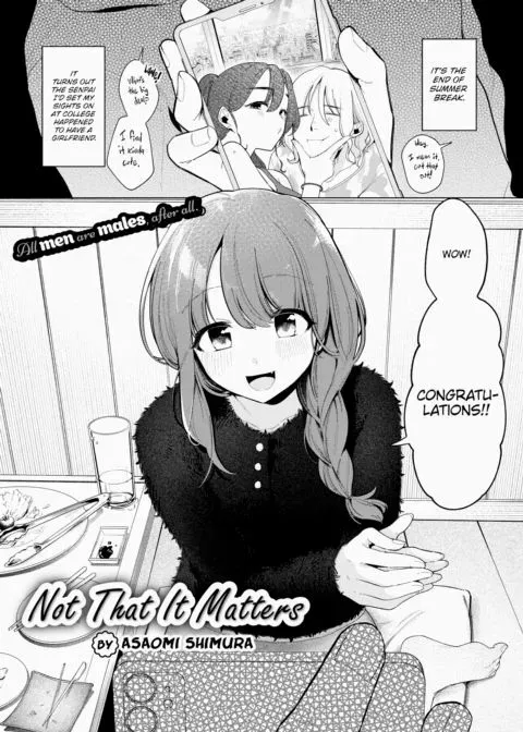 Not That It Matters manga cover