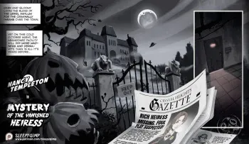(SleepyGimp) Nancy Templeton - Mystery of the Vanished Heiress manga cover