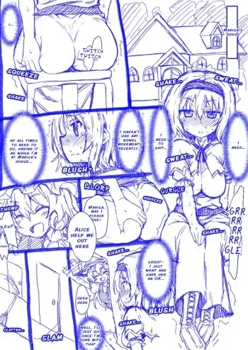 Alice and Marisa's Smelly Kiss manga cover
