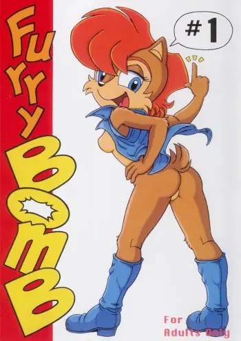 (CR34) [Furry Bomb Factory (Karate Akabon)] Furry BOMB #1 (Sonic the Hedgehog) manga cover