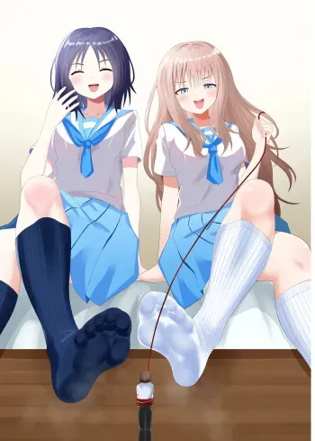 I have been made smaller by two people manga cover