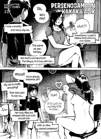 Disgusting Incest Stories #01 Persenggamaan Kakak & Adik | Disgusting Incest Stories #01 Brother & Sister's Intercourse manga cover