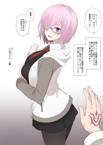 [Terasu MC] Honmei ga Iru kedo Mada Ore tomo H Shite Kureru Mash ni Saimin Appli de Hontou no Koto o Kiku NTR Play (Fate/Grand Order) manga cover