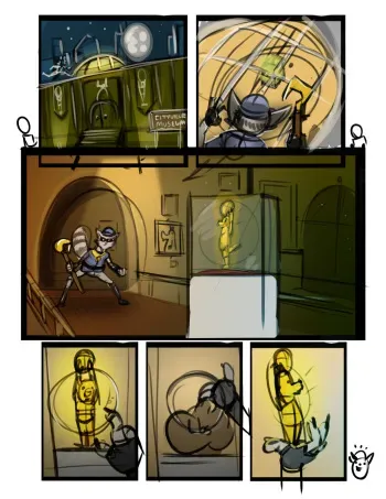 [Dog_Fox] Heist of the Cursed Ritz Idol (Sly Cooper) manga cover