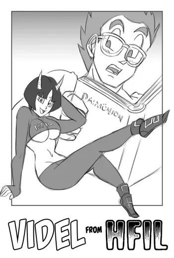 [Funsexydragonball] Videl from HFIL (Dragon Ball Z) manga cover