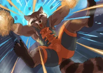 [Negger] Rocket Raccoon 1 (Guardians of the Galaxy) manga cover
