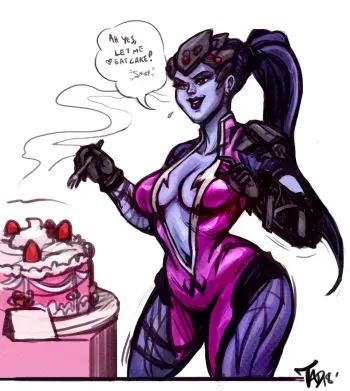[TheAmericanDream] Widowmaker I Let Her Eat Cake (+Fart Alts) manga cover