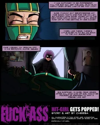 [Cheeba] Fuck Ass - Hit Girl Gets Popped (Kick-Ass) manga cover