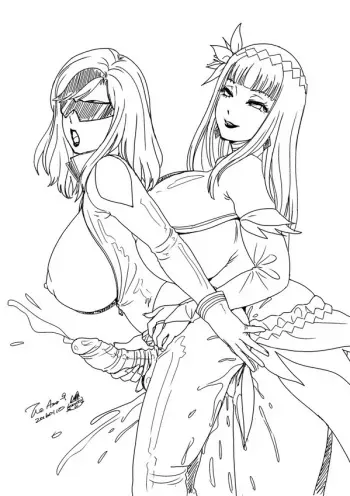[Amanoja9] Amanoja9 Twitter Art sketches and Previews manga cover