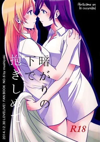 (C87) [Mushiyaki!! (Kanbayashi Makoto)] Kuragari no Shita de Dakishimete | Abrázame en la Obscuridad (Love Live!) [Spanish] [Hellstone no Fansub] manga cover