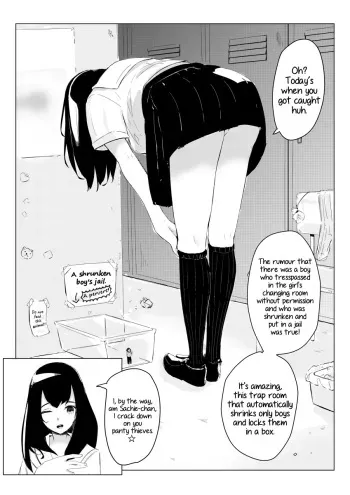 [marushamo] Sachie-chan wa Chiisakushitai | Sachie-chan Wants to Make Him Smaller (Part 1 and 2) [English] [JasmineTea] manga cover