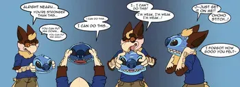 Nearu Senpai Stich Love Collection manga cover