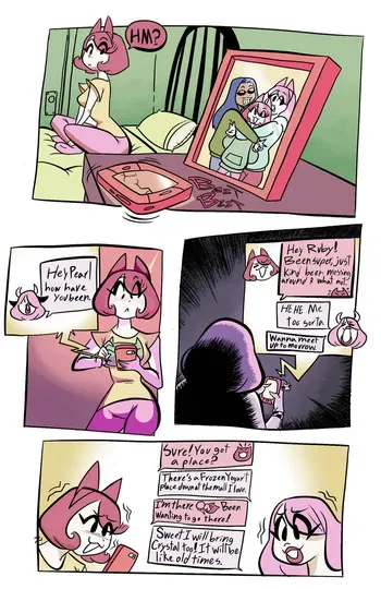 JoeKie3wl - Pearl's Old Friends / Sharene and Pamela / Mittens Twins Big Dinner / + Epilogue [ English / Complete ] manga cover