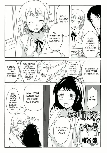 [Shiina Nami] Aru Shimai Ai no Katachi | A Form of Sisterly Love (Tabete wa Ikenai 2) [English] [Digital] manga cover
