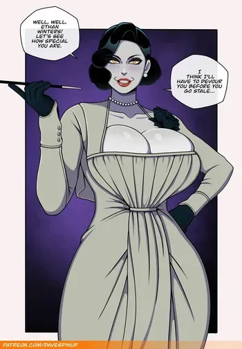[DavesPinup] Lady D (Resident Evil) manga cover
