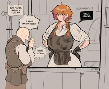 [Ocerius] Side Quest In An RPG: Marry The Local NPC Blacksmith manga cover