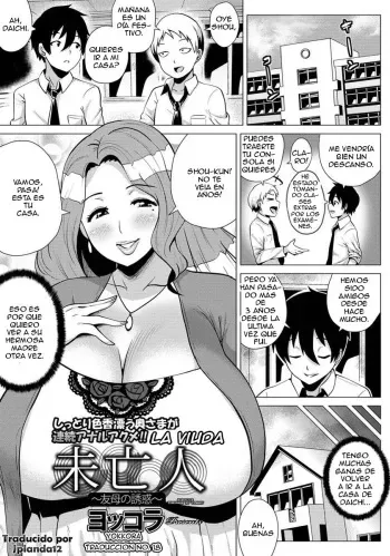 [Yokkora] Miboujin ~Tomo Haha no Yuuwaku~ | La viuda (ANGEL Club 2013-11) [Spanish] [jplanda12] manga cover