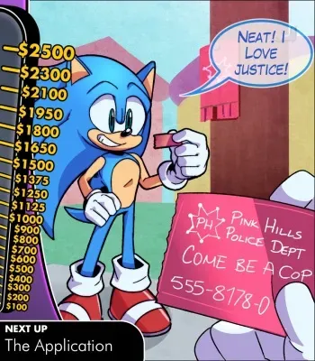[Miss Phase] Sonic the Cumhole Cop (English) manga cover