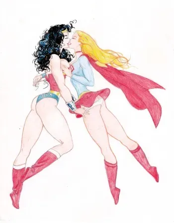 Ksennin Superhero Sketches and Comics manga cover