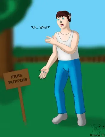 [Banana-of-Doom] Free Puppies manga cover