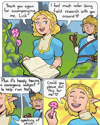 [Pepperonniart] Field Research (The Legend of Zelda) manga cover