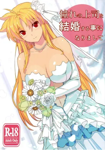 (C93) [Studio Himawari (Himukai Kyousuke)] Akogare no Joushi to Kekkon Suru Koto ni Narimashite (Mahou Shoujo Lyrical Nanoha) [Korean] manga cover