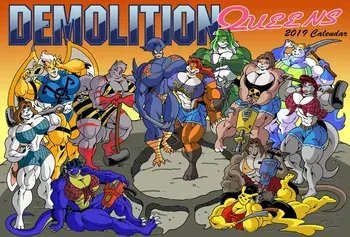 [Manthomex] Demolition Queens 2019 Calendar manga cover