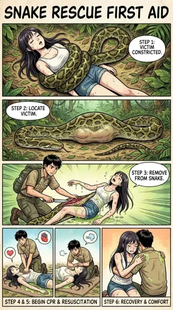 Safety Posters 2: Snake victim manga cover
