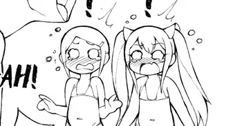 [Abe'sDrawings] Gatomon & Carla (Digimon Adventure, Fairy Tail) manga cover