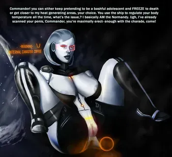 [Jaguar Art] Central Heating/Coffee Machine (Mass Effect 3) manga cover
