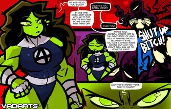 [VADARTS] She-Hulk SMASH manga cover