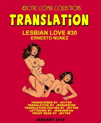 LESBIAN LOVE #30 - A JKSKINSFAN TRANSLATION manga cover