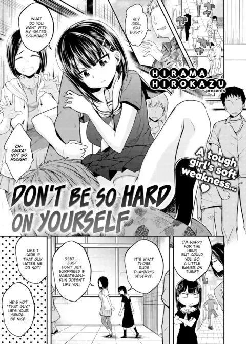 Don't Be So Hard On Yourself manga cover