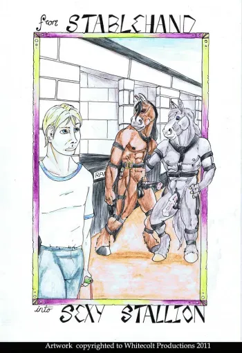 [Whitecolt Productions] From Stablehand Into Sexy Stallion manga cover
