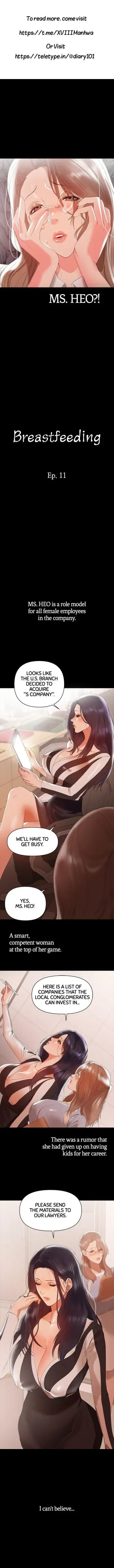 [Conjee] Breastfeeding (chapter 11 - 15) [English] [Webtoon] manga cover