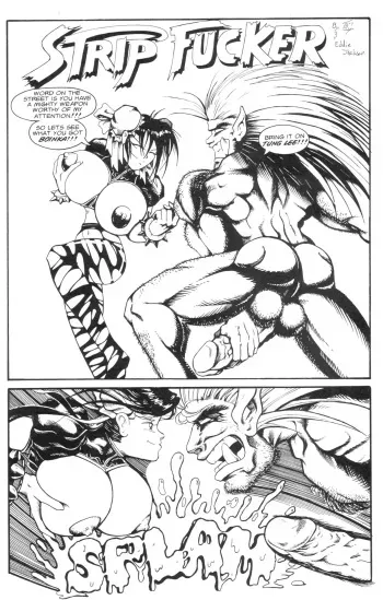 Strip Fucker (Street Fighter) manga cover