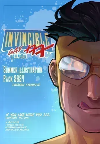 [Midnyte] Invincible Illustration Pack manga cover