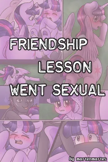 [MartenMartes] Friendship Lesson Went Sexual (My Little Pony Friendship Is Magic) manga cover