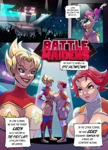 [Crisisbeat] Battle Maidens Karen vs Grace manga cover